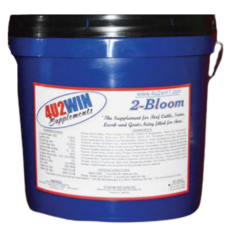 4U2Win 2-Bloom supplement. Blue 10-lb pail.