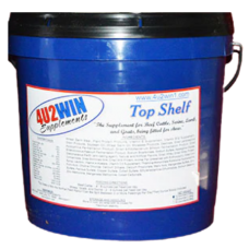 4U2Win Top Shelf supplement. Blue 10-lb pail.