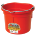 Little Giant 8 Quart Flat Back Plastic Bucket