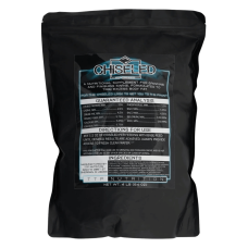 Chiseled livestock show supplement. Black bag.