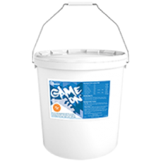 Sunglo Game On Livestock Supplement. White plastic bucket. For show livestock.