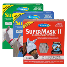 Farnam SuperMask II Horse Fly Mask Classic Collection w/ears Arab-Farnam. Fly control for equine. 