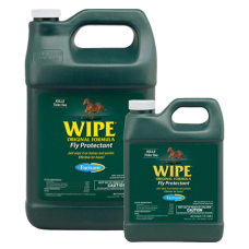 Farnam Wipe Original Fly Protectant. Product group. Dark green plastic containers. Fly control for equine.