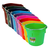 Little Giant 20 Quart Flat Back Plastic Bucket