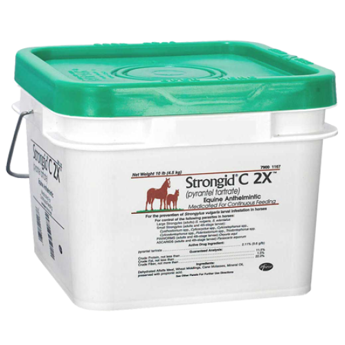 Zoetis Strongid C 2X Pellet Horse Wormer D D Feed Supply