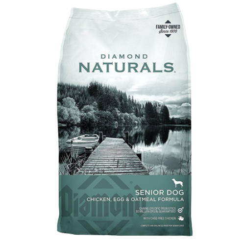 Diamond naturals senior dry dog food hot sale