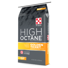 Purina High Octane Golden Ticket Supplement-Purina Animal Nutrition-16685-Show Feed & Supplies | D&D Feed & Supply