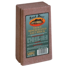 Ranch House Mineralized Salt Brick | D&D Feed & Supply. Supplement for cattle. Brown salt block.