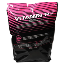 Lindner Vitamin P. Lindner Show Feeds. Pink and black feed bag.