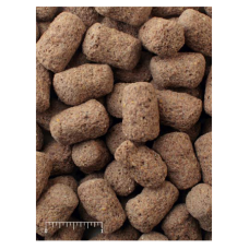 Mazuri Omnivore Diet 5635. Brown kibble chunks. Exotic animal feed.