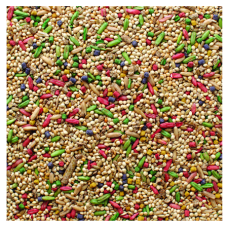 Brooks Grains Plus Parakeet Blend Bird Seed, Colorful, fine bird seed grains.