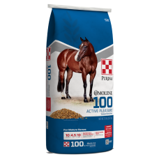 Purina Omolene 100 Active Pleasure Horse Feed | D&D Feed & Supply Purina Omolene 100 Active Pleasure Horse Feed