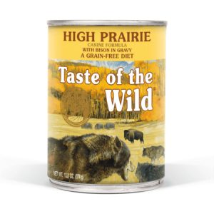 Taste of the Wild High Prairie Canine Formula with Bison in Gravy, 13.2-oz, case of 12