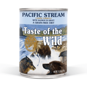 Taste of the Wild Pacific Stream Canine Formula with Salmon in Gravy, 13.2-oz, case of 12