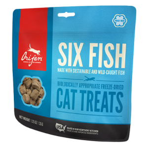 ORIJEN Grain Free Six Fish Freeze Dried Cat Treats