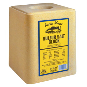 Ranch House Sulfur Salt Block