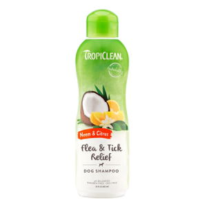 TropiClean Neem & Citrus Flea & Tick Relief Dog Shampoo