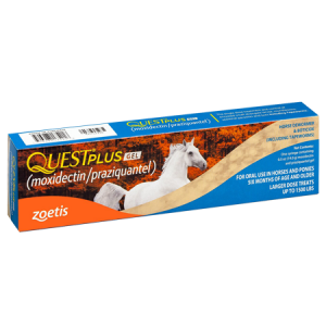 Zoetis QUEST PLUS Gel Dewormer & Boticide for Horses & Ponies, 0.5-oz syringe