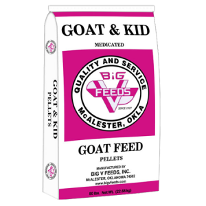Big V Goat & Kid Medicated Pellets
