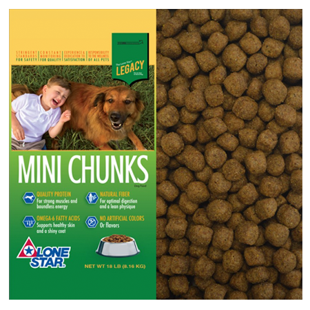 Mini chunk on sale dog food