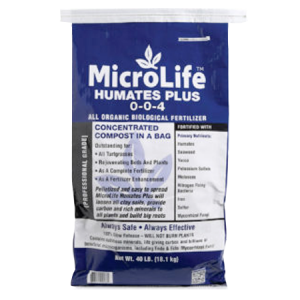 MicroLife Humates Plus 0-0-4, All Organic Biological Soil Amendment